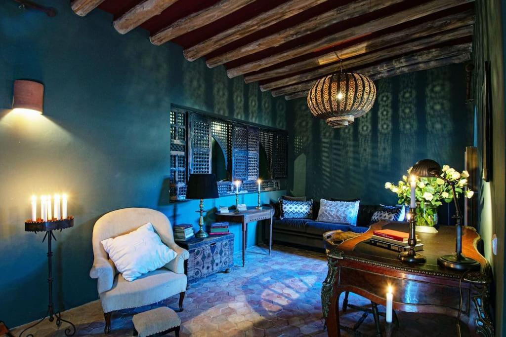 Aux Portes De Marrakech Villa Arts & Deco Avec Piscine Marraquexe Exterior foto